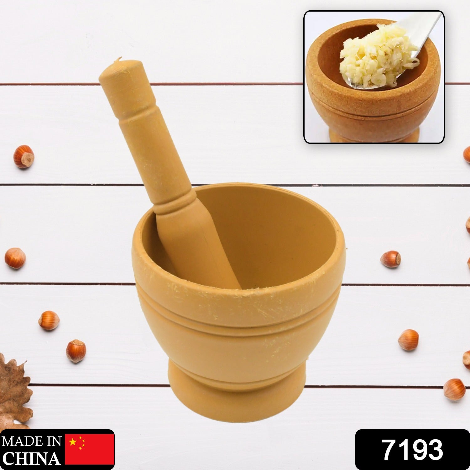 Mortar and Pestle Spice Grinder - Traditional Khalbatta for Kitchen Herb & Spice Preparation Mortar and Pestle Spice Grinder - Traditional Khalbatta for Kitchen Herb & Spice Preparation